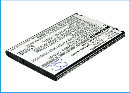 3.7V, 1200mAh, Li-ion Battery fits Lg, Cayman, Ls840, 4.44Wh