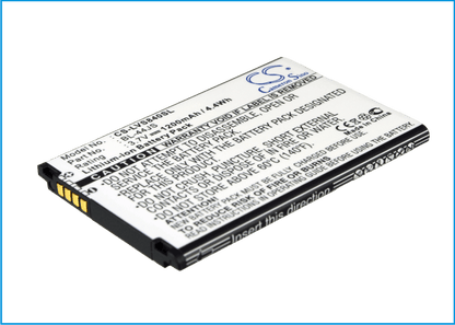 3.7V, 1200mAh, Li-ion Battery fits Verizon, Cayman, Lucid, 4.44Wh