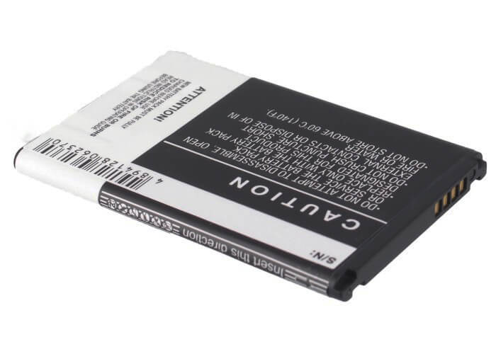 3.7V, 1700mAh, Li-ion Battery fits Lg, Cayman, Lucid, 6.29Wh
