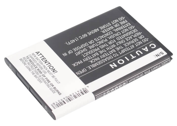 3.7V, 1600mAh, Li-ion Battery fits Verizon, Adr6350, Adr6350vw, 5.92Wh