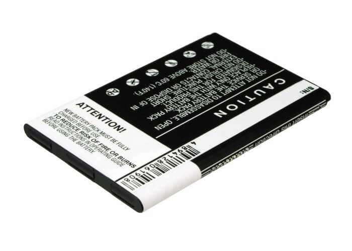3.7V, 1550mAh, Li-ion Battery fits Blackberry, Curve 9220, Curve 9230, 5.735Wh