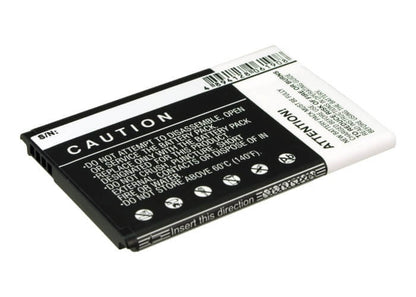 3.7V, 1550mAh, Li-ion Battery fits Blackberry, Curve 9220, Curve 9230, 5.735Wh