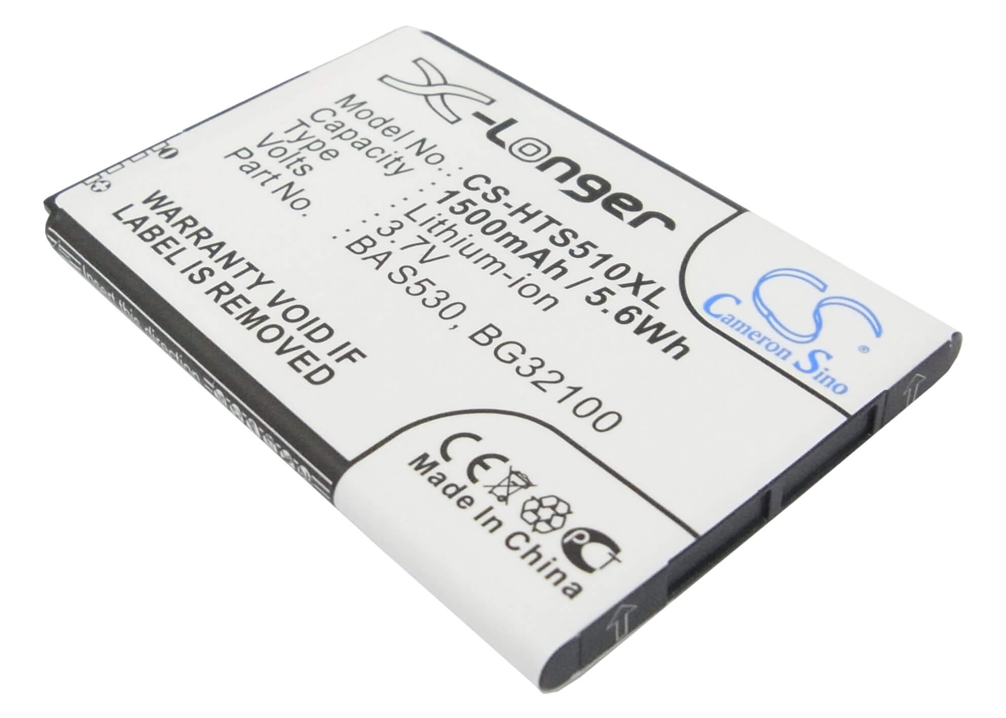 3.7V, 1500mAh, Li-ion Battery fits Google, G12, G15, 5.55Wh