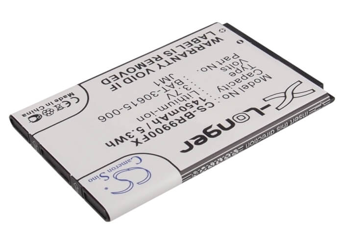 3.7V, 1450mAh, Li-ion Battery fits Blackberry, Bellagio, Bold 9790, 5.365Wh