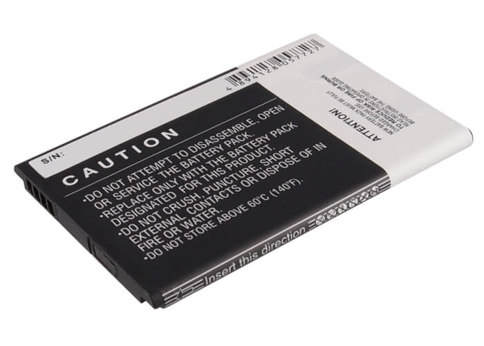 3.7V, 1450mAh, Li-ion Battery fits Blackberry, Bellagio, Bold 9790, 5.365Wh