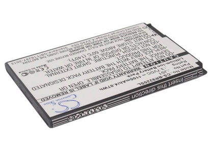 3.7V, 1100mAh, Li-ion Battery fits Blackberry, Curve 9220, Curve 9230, 4.07Wh
