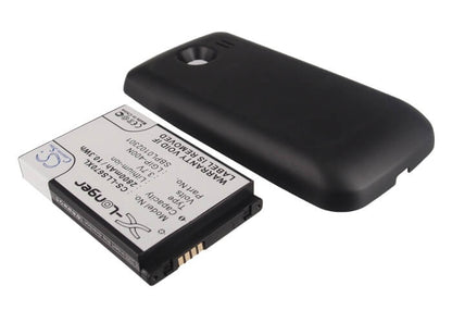 3.7V, 2800mAh, Li-ion Battery fits Lg, Ls670, Optimus S, 10.36Wh