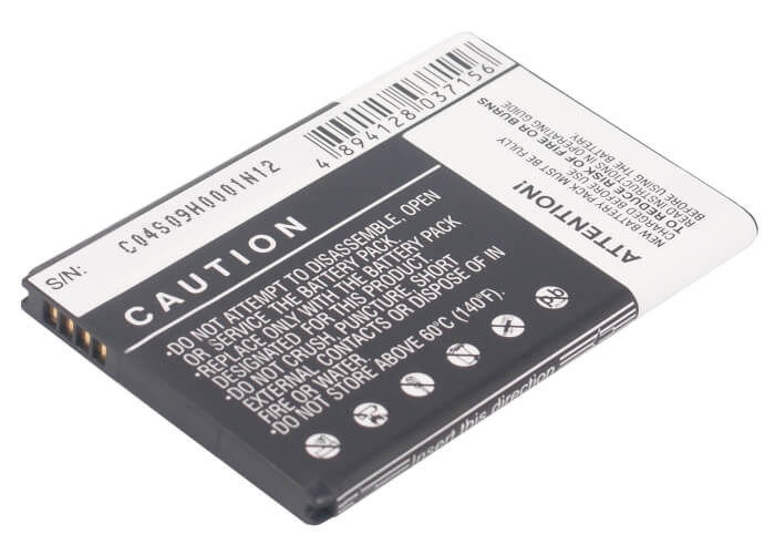 3.7V, 1350mAh, Li-ion Battery fits T-mobile, G2, 4.995Wh