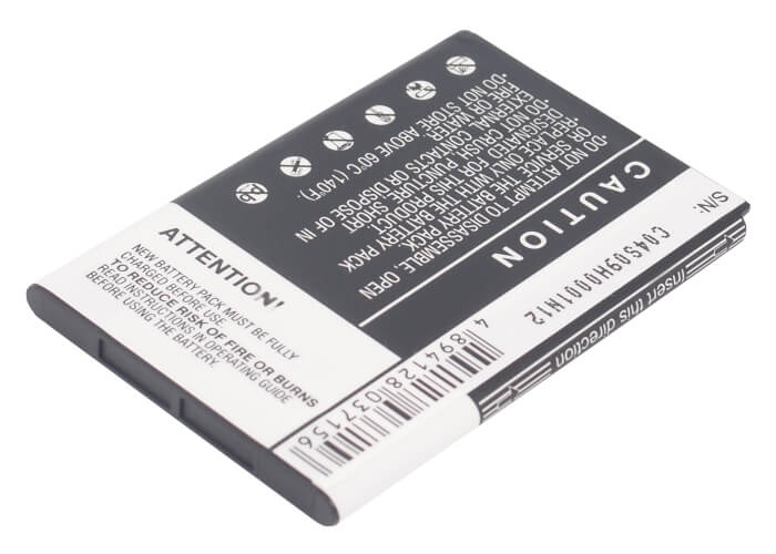 3.7V, 1350mAh, Li-ion Battery fits T-mobile, G2, 4.995Wh