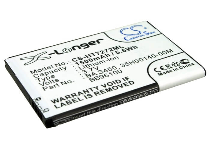 3.7V, 1500mAh, Li-ion Battery fits T-mobile, G2, 5.55Wh