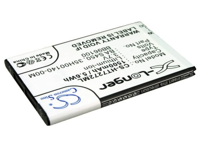 3.7V, 1500mAh, Li-ion Battery fits T-mobile, G2, 5.55Wh
