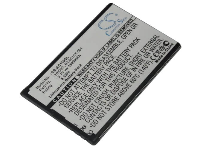 3.7V, 1500mAh, Li-ion Battery fits Viewsonic, V350, 5.55Wh