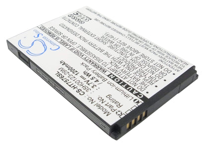 3.7V, 1200mAh, Li-ion Battery fits Htc, 7 Pro, T7576, 4.44Wh