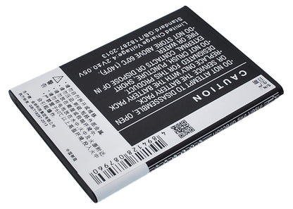 3.7V, 1300mAh, Li-ion Battery fits Coolpad, 5210s, 7011, 4.81Wh