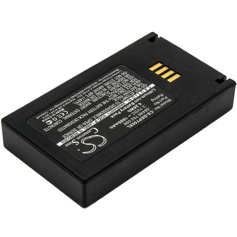 3.7V, 1800mAh, Li-ion Battery fits Vokkero, Guard Chx1, Guard Fce001-st, 6.66Wh