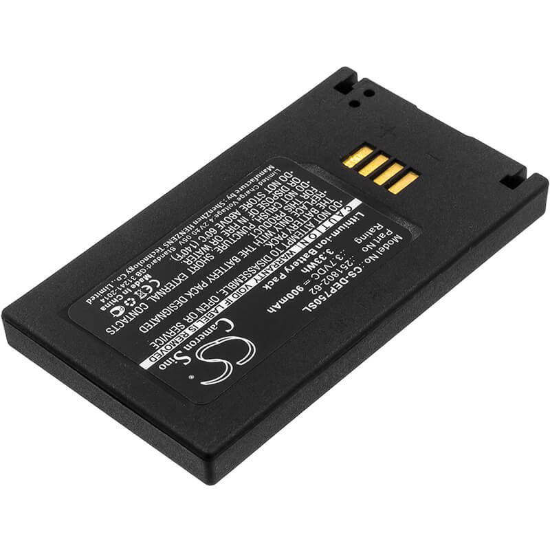 3.7V, 900mAh, Li-ion Battery fits Tsl, 1153 Wearable Rfid Reader, 3.33Wh