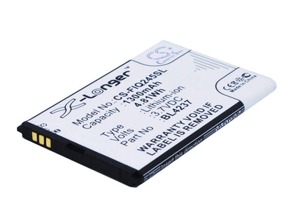 3.7V, 1300mAh, Li-ion Battery fits Fly, Iq245, Iq245 Wizard, 4.81Wh