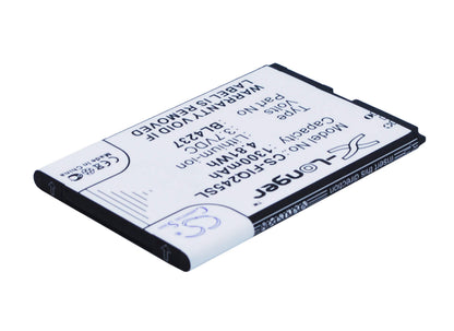 3.7V, 1300mAh, Li-ion Battery fits Fly, Iq245, Iq245 Wizard, 4.81Wh
