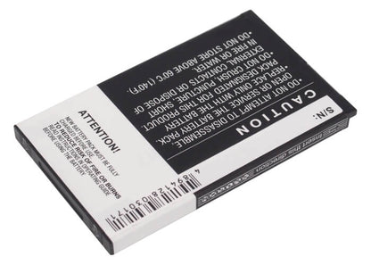 3.7V, 1550mAh, Li-ion Battery fits Htc, A6262, A6266, 5.735Wh