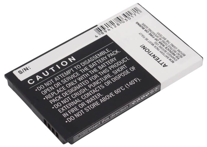 3.7V, 1550mAh, Li-ion Battery fits Htc, A6262, A6266, 5.735Wh