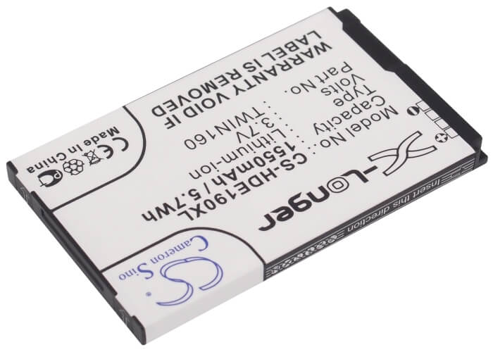 3.7V, 1550mAh, Li-ion Battery fits Sprint, Hero, 5.735Wh