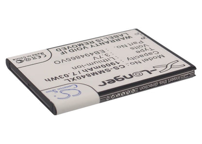 3.7V, 1900mAh, Li-ion Battery fits Boostmobile, Galaxy Prevail 2, Galaxy Prevail Ii, 7.03Wh