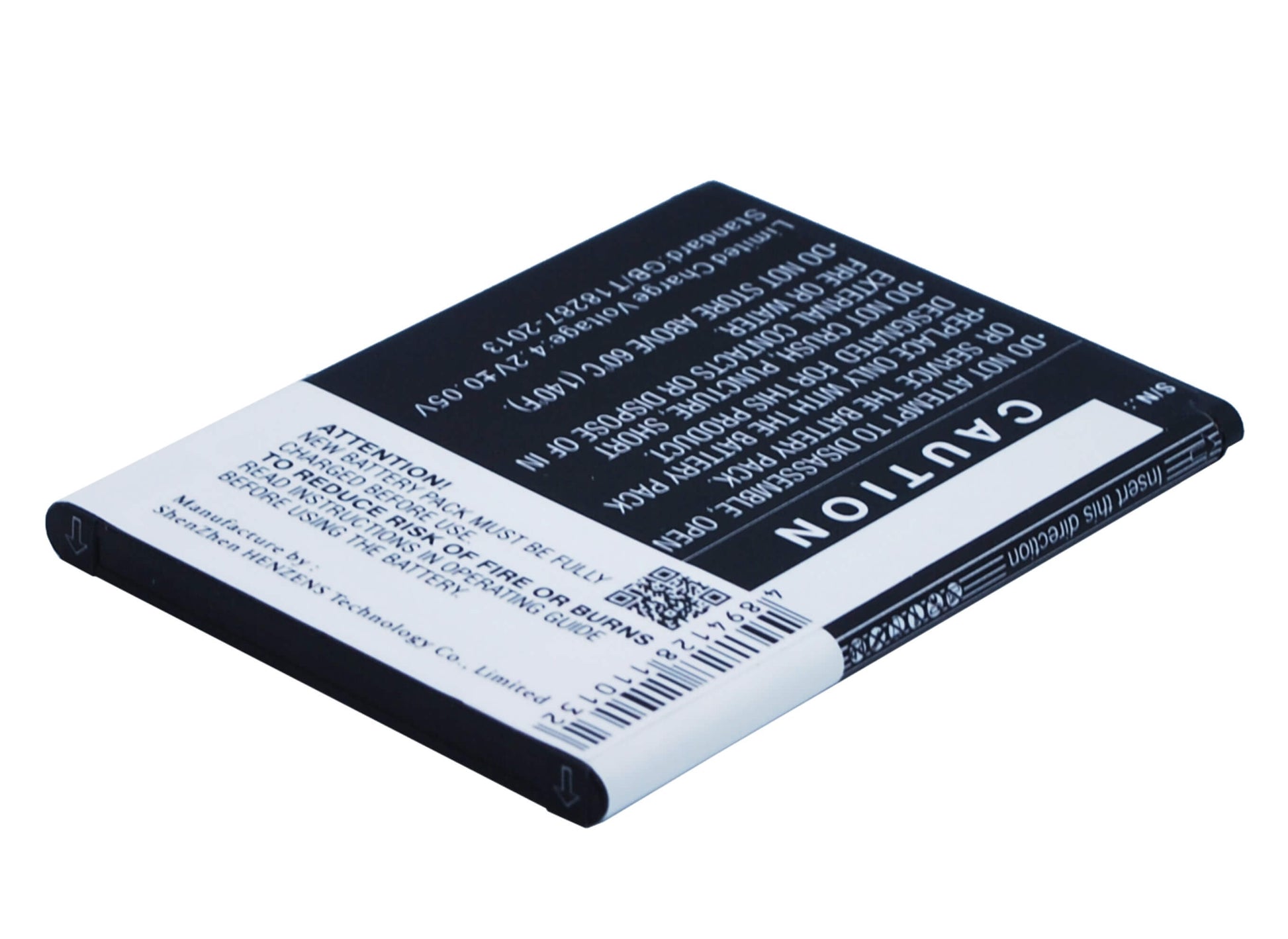 3.7V, 1300mAh, Li-ion Battery fits Prestigio, Multiphone 3350 Duo, 4.81Wh