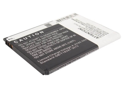 3.7V, 1300mAH, Li-ion Battery fits Blu, D170, Dash 3.5, 4.81Wh