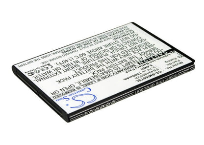3.7V, 1500mAh, Li-ion Battery fits Samsung, Focus 2, Galaxy Rush, 5.55Wh