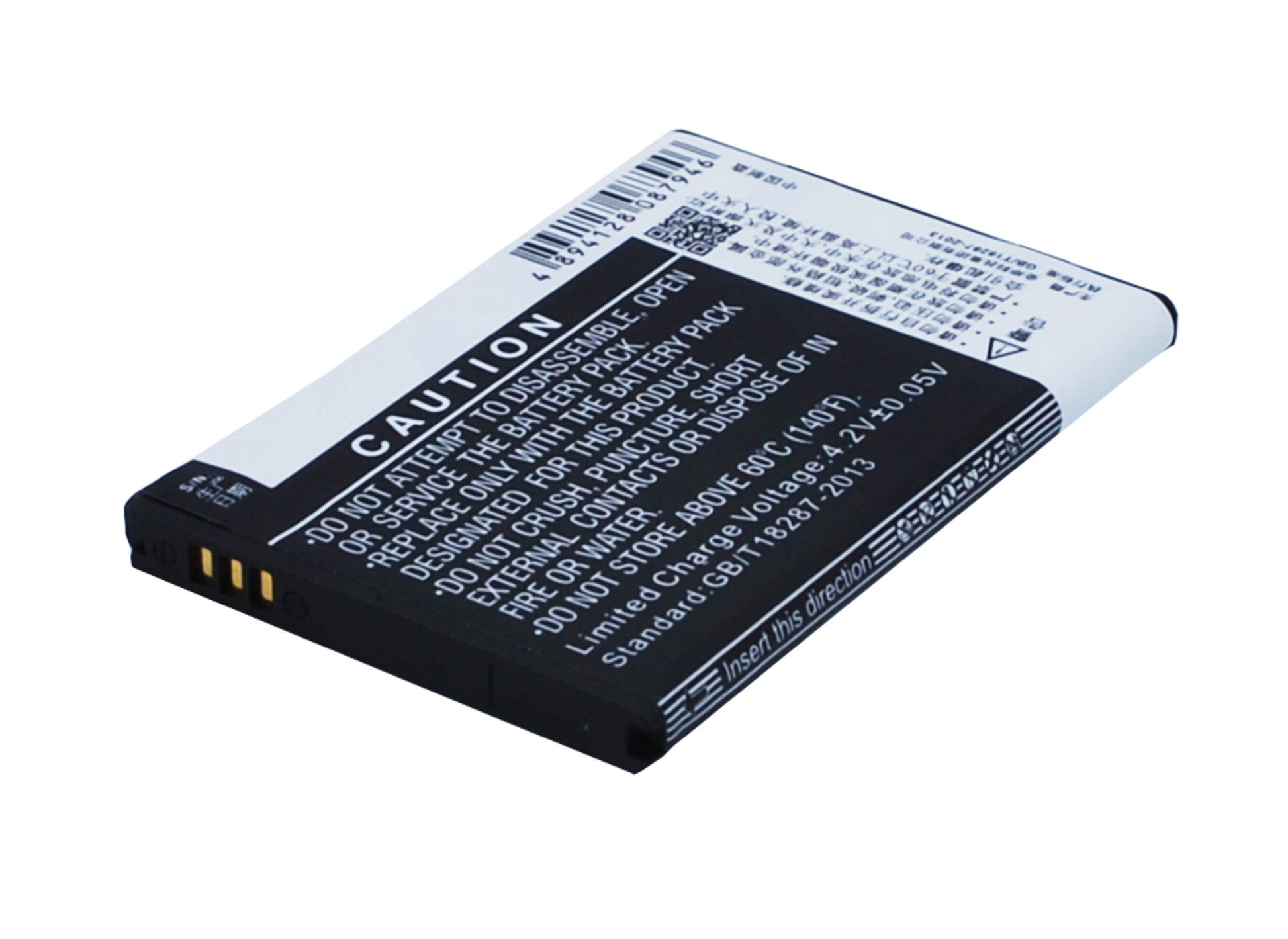 3.7V, 1650mAh, Li-ion Battery fits K-touch, E610, W610, 6.105Wh