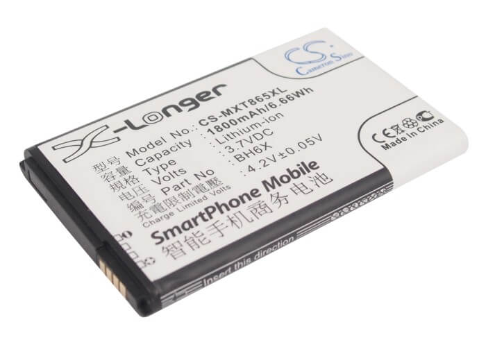 3.7V, 1800mAh, Li-ion Battery fits Motorola, A954, Atrix 4g, 6.66Wh