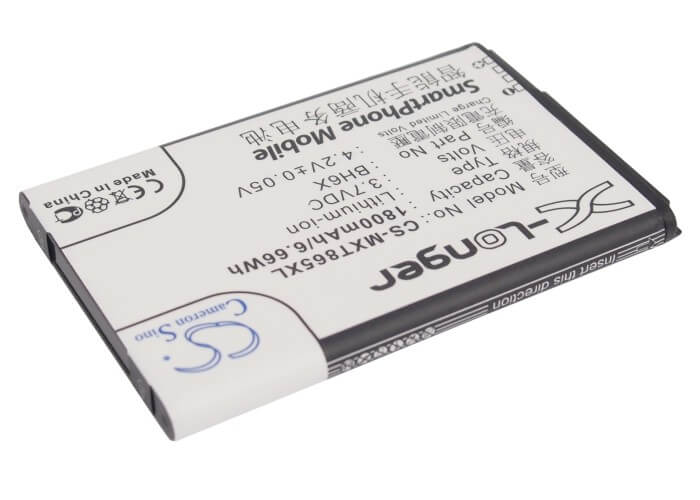3.7V, 1800mAh, Li-ion Battery fits Motorola, A954, Atrix 4g, 6.66Wh