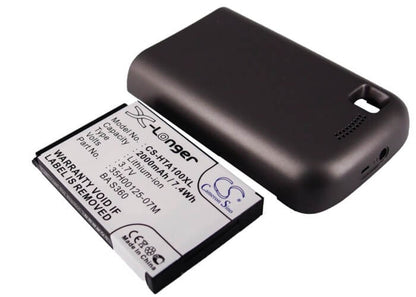 3.7V, 2000mAh, Li-ion Battery fits Htc, A3288, Clic100, 7.4Wh
