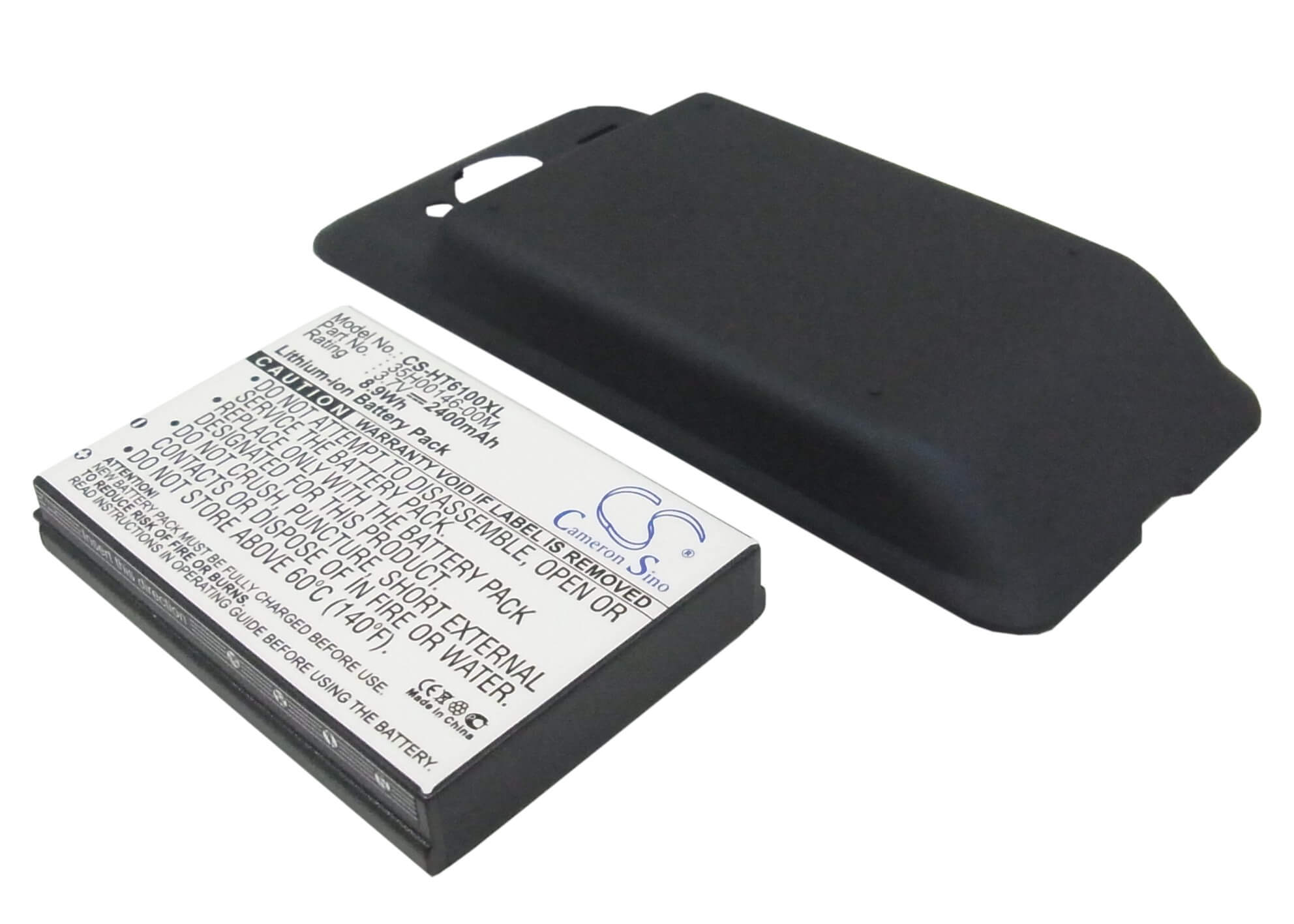3.7V, 2400mAh, Li-ion Battery fits Sprint, Evo Shift 4g, 8.88Wh
