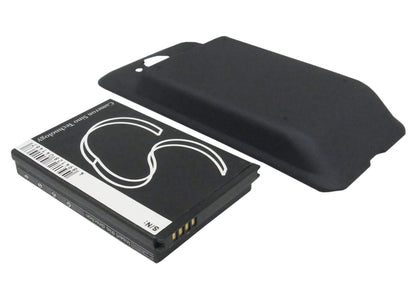 3.7V, 2400mAh, Li-ion Battery fits Sprint, Evo Shift 4g, 8.88Wh