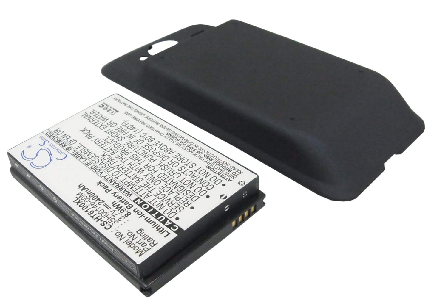 3.7V, 2400mAh, Li-ion Battery fits Htc, Evo Shift 4g, Knight, 8.88Wh