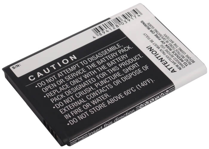 3.7V, 1600mAh, Li-ion Battery fits Htc, 7 Pro, T7576, 5.92Wh
