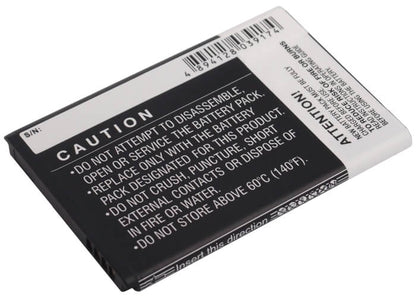 3.7V, 1600mAh, Li-ion Battery fits Htc, 7 Pro, T7576, 5.92Wh