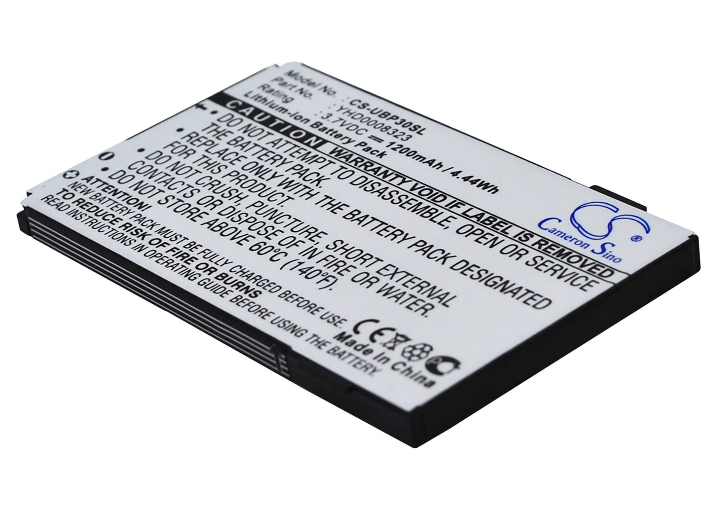 3.7V, 1200mAh, Li-ion Battery fits Simvalley, Xp25, Xp-25, 4.44Wh