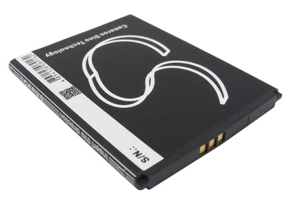 3.7V, 1250mAh, Li-ion Battery fits Acer, Liquid Z4, Z140, 4.625Wh