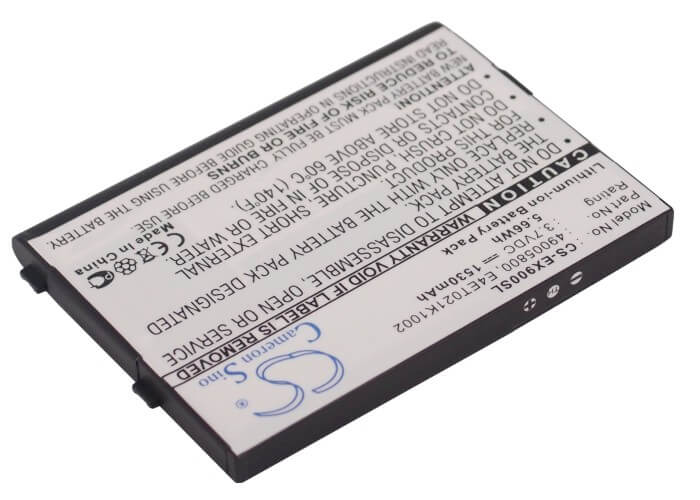 3.7V, 1530mAh, Li-ion Battery fits E-ten, Glofiish Dx900, Glofiish V900, 5.661Wh