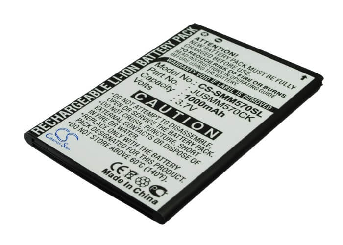 3.7V, 1000mAh, Li-ion Battery fits Samsung, Acclaim M920, Acclaim R880, 3.7Wh
