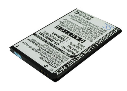 3.7V, 1000mAh, Li-ion Battery fits Samsung, Acclaim M920, Acclaim R880, 3.7Wh