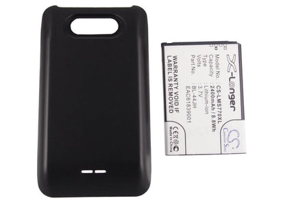 3.7V, 2400mAh, Li-ion Battery fits Lg, As730, Cayenne, 8.88Wh