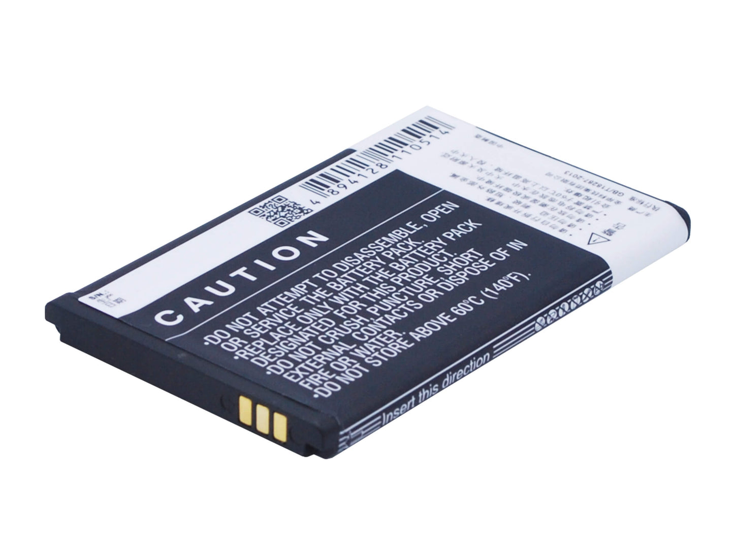 3.7V, 1450mAh, Li-ion Battery fits Blu, A130a, D120, 5.365Wh