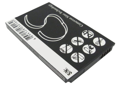 3.7V, 1340mAh, Li-ion Battery fits Dopod, A6288, T5399, 4.958Wh
