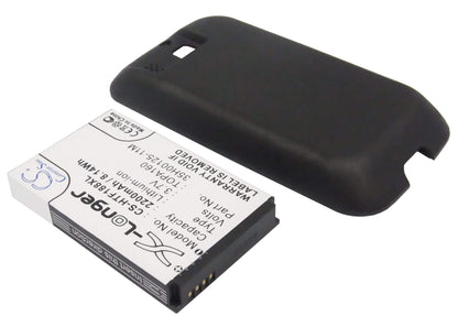 3.7V, 2200mAh, Li-ion Battery fits Htc, F3188, Rome, 8.14Wh