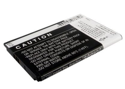 3.7V, 1750mAh, Li-ion Battery fits Lenovo, A66t, 6.475Wh