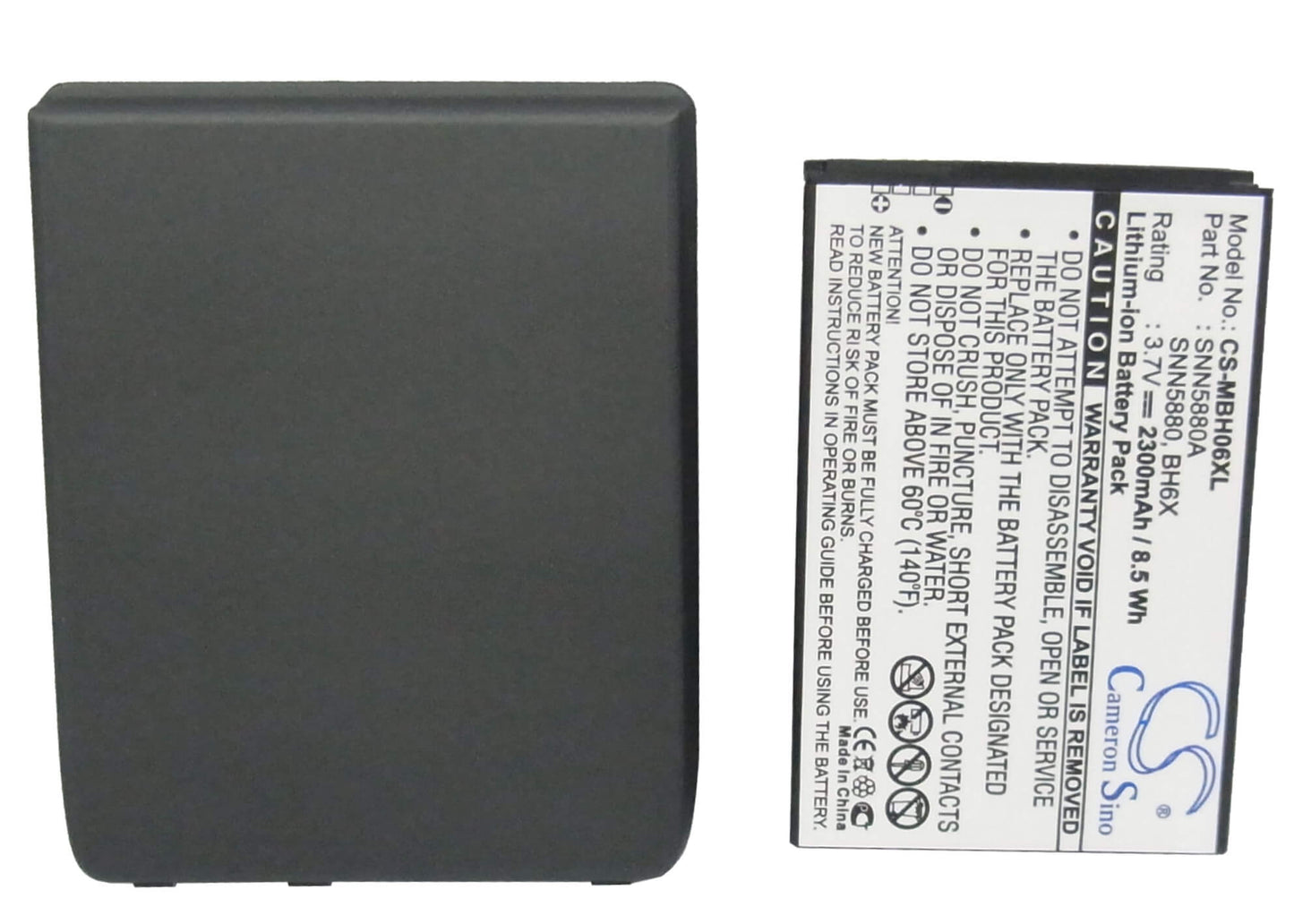 3.7V, 2300mAh, Li-ion Battery fits Motorola, Droid X, Mb810, 8.51Wh