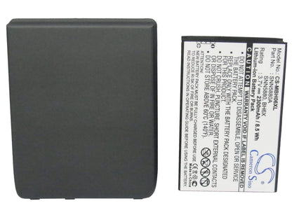 3.7V, 2300mAh, Li-ion Battery fits Motorola, Droid X, Mb810, 8.51Wh